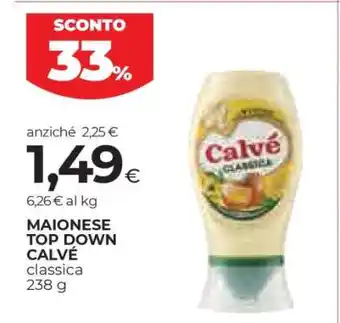 Coop MAIONESE TOP DOWN CALVÉ offerta