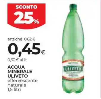 Coop Acqua Minerale Uliveto offerta
