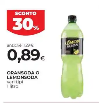 Coop ORANSODA O LEMONSODA offerta