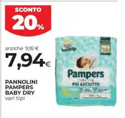 Coop Pannolini Pampers Baby Dry offerta