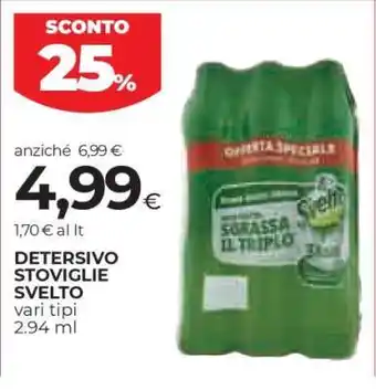 Coop Detersivo Stoviglie Svelto offerta