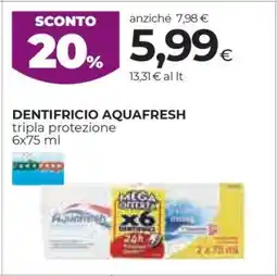 Coop DENTIFRICIO AQUAFRESH offerta