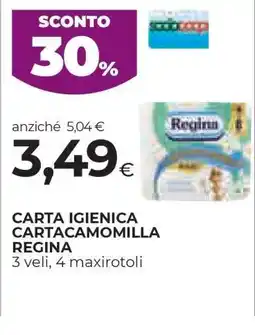 Coop Carta Igienica Cartacamomilla Regina offerta
