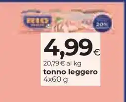 Coop TONNO LEGGERO offerta