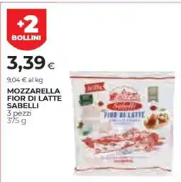 Coop MOZZARELLA FIOR DI LATTE SABELLI offerta
