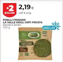 Coop Piselli Finissimi La Valle degli Orti Frosta offerta