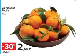 Carrefour Clementine Foglia offerta
