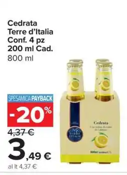 Carrefour Cedrata Terre d’Italia offerta