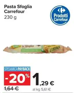 Carrefour Pasta Sfoglia Carrefour offerta