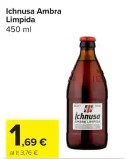Carrefour ICHNUSA AMBRA LIMPIDA offerta
