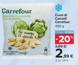 Carrefour Cuori di Carciofi Carrefour offerta