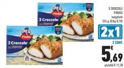 Conad Superstore 3 croccole FINDUS offerta