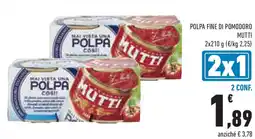 Conad Superstore Polpa fine di pomodoro MUTTI offerta