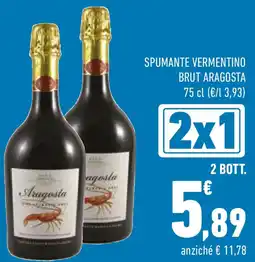 Conad Spumante vermentino brut aragosta offerta