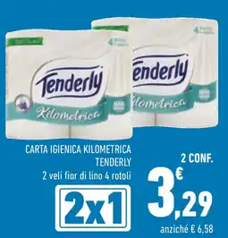 Conad Carta igienica kilometrica TENDERLY offerta
