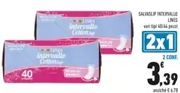 Conad Salvaslip intervallo LINES offerta