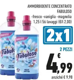 Conad Ammorbidente concentrato FABULOSO offerta