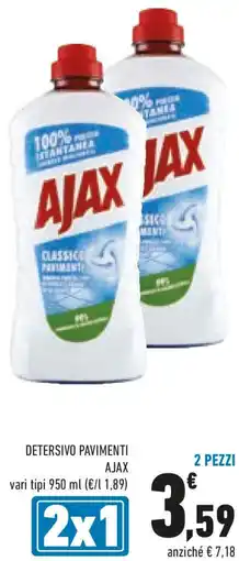 Conad Detersivo pavimenti AJAX offerta
