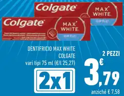 Conad Superstore Dentifricio max white COLGATE offerta