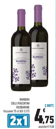 Conad Superstore Barbera colli piacentini VICOBARONE offerta