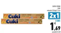 Conad Superstore Carta forno CUKI offerta