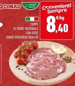 Conad Coppa di suino nazionale con osso conad percorso qualità offerta