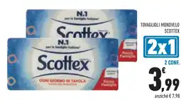 Conad Superstore Tovaglioli monovelo SCOTTEX offerta