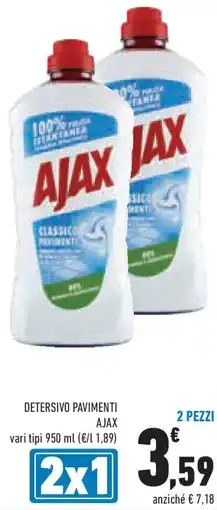 Conad Superstore Detersivo pavimenti AJAX offerta