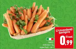 Conad Carote confezione offerta