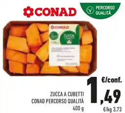 Conad Zucca a cubetti conad percorso qualità offerta