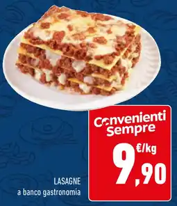 Conad Lasagne a banco gastronomia offerta