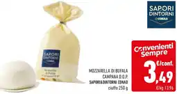 Conad Mozzarella di bufala campana D.O.P. SAPORI&DINTORNI CONAD offerta