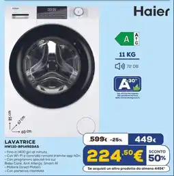 Euronics Haier LAVATRICE HW110-BP14929AS offerta