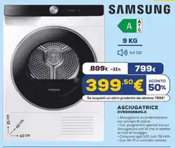 Euronics SAMSUNG ASCIUGATRICE DV90DG6845LK offerta