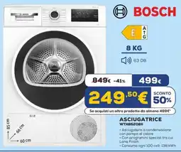 Euronics BOSCH ASCIUGATRICE WTH85208II offerta