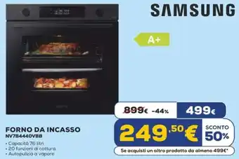 SAMSUNG FORNO DA INCASSO NV7B4440VBB