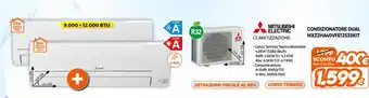 Expert Mitsubishi Electric Climatizzatore Condizionatore Dual MXZ2HA40VFE12535KIT offerta
