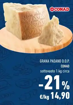 Conad Grana padano D.O.P. CONAD offerta