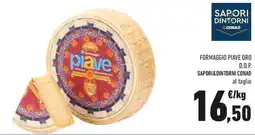 Conad Formaggio piave oro D.O.P. SAPORI&DINTORNI CONAD offerta