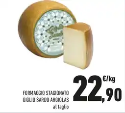 Conad Formaggio stagionato giglio sardo ARGIOLAS offerta