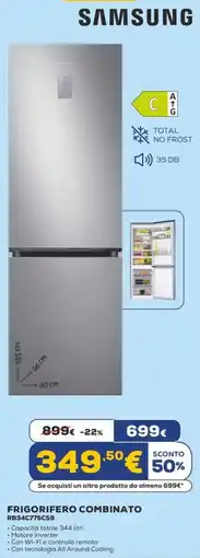 Euronics SAMSUNG FRIGORIFERO COMBINATO RB34C775CS9 offerta