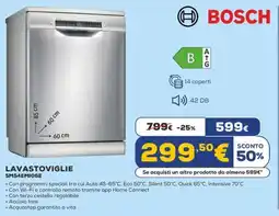 Euronics BOSCH LAVASTOVIGLIE SMS4EMI06E offerta