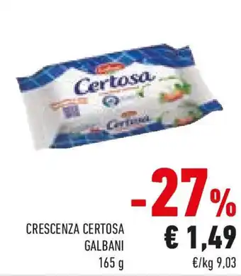 Conad Crescenza certosa GALBANI offerta
