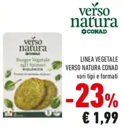 Conad Linea vegetale VERSO NATURA CONAD offerta