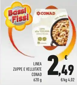 Conad Linea zuppe e vellutate CONAD offerta