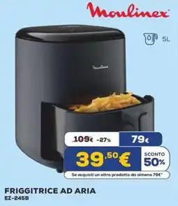 Euronics Moulinex FRIGGITRICE AD ARIA EZ-245B offerta
