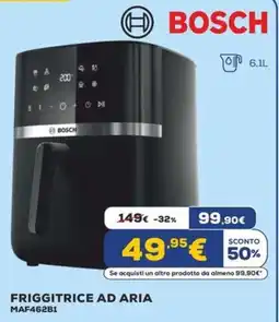 Euronics BOSCH FRIGGITRICE AD ARIA MAF462B1 offerta