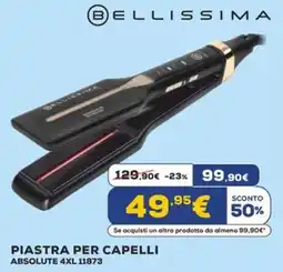 Euronics BELLISSIMA PIASTRA PER CAPELLI ABSOLUTE 4XL 11873 offerta