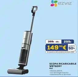Euronics EZVIZ SCOPA RICARICABILE WET&DRY RH2 offerta