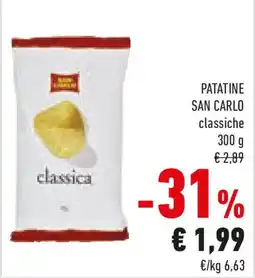 Conad Patatine SAN CARLO offerta
